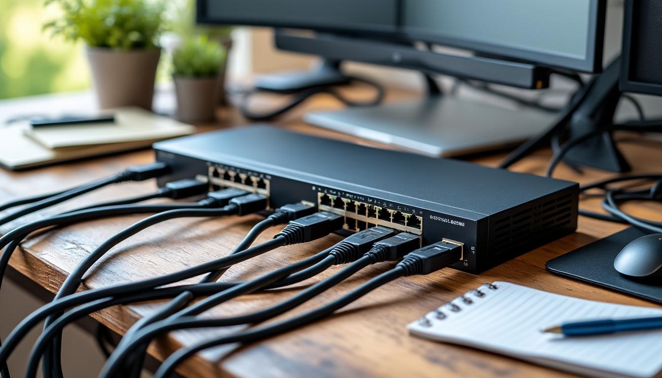 découvrez la distinction essentielle entre un routeur et un switch dans cet article accessible aux débutants. apprenez comment ces deux appareils fonctionnent et leur rôle dans les réseaux informatiques, le tout expliqué de manière simple et claire.