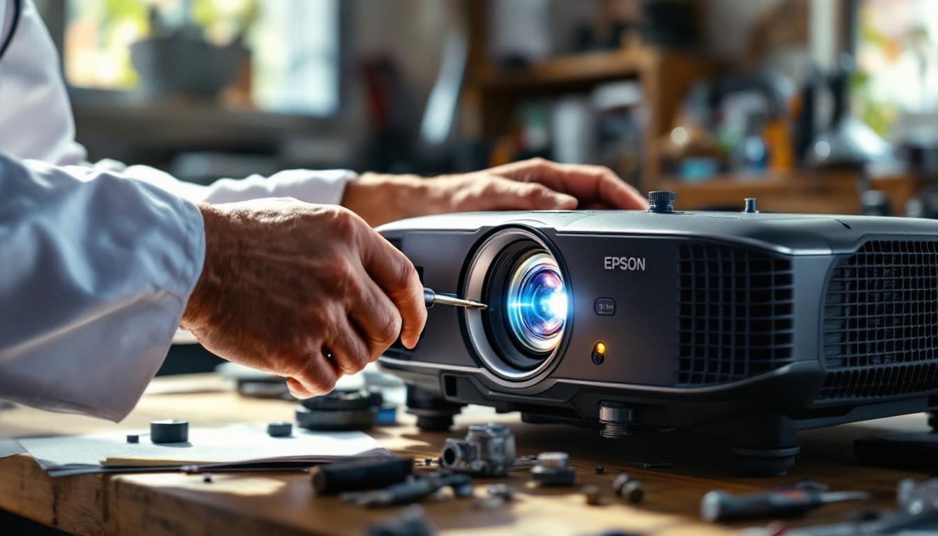 découvrez comment installer facilement une lampe de vidéoprojecteur pour epson grâce à notre guide étape par étape simple et pratique.