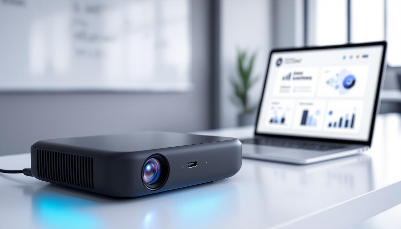 découvrez notre guide complet sur les vidéoprojecteurs bureautiques portables, idéaux pour les professionnels en déplacement souhaitant associer performance et mobilité.