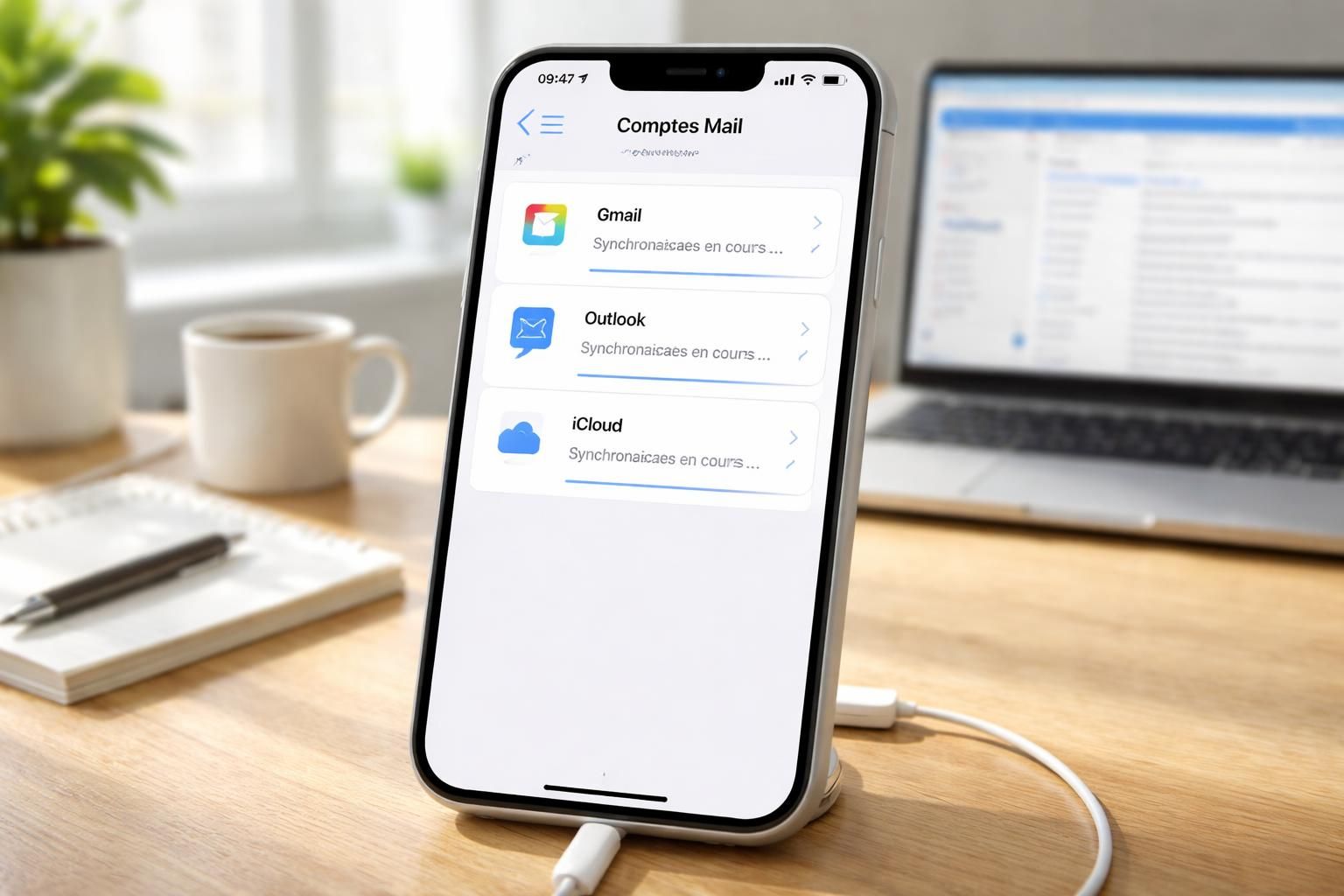apprenez à synchroniser facilement vos emails hotmail avec le protocole imap sur votre iphone pour gérer efficacement vos messages en temps réel.