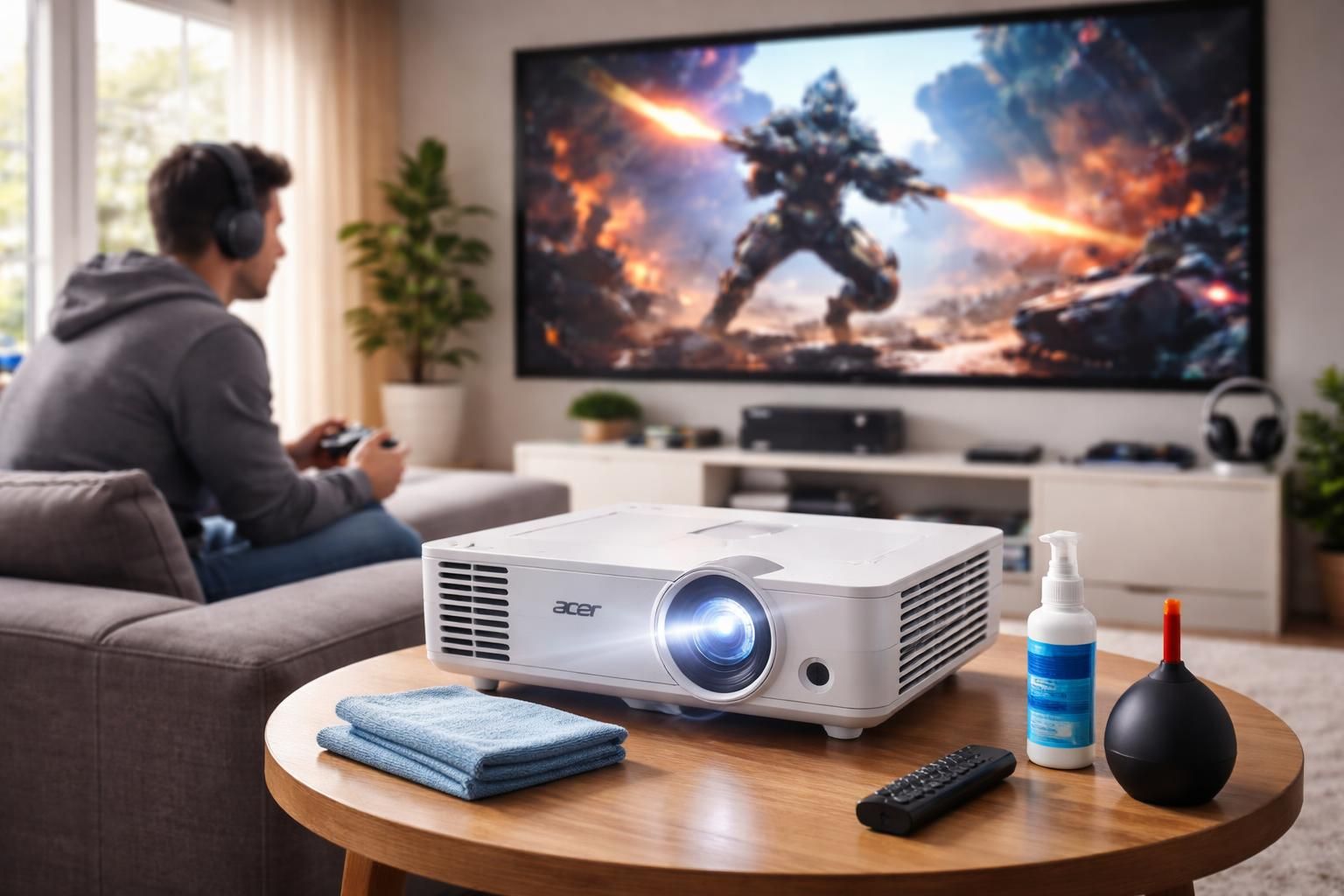 découvrez nos conseils d'entretien pour garder votre vidéoprojecteur acer lumineux, idéal pour vos sessions de jeux et une routine de maintenance efficace.