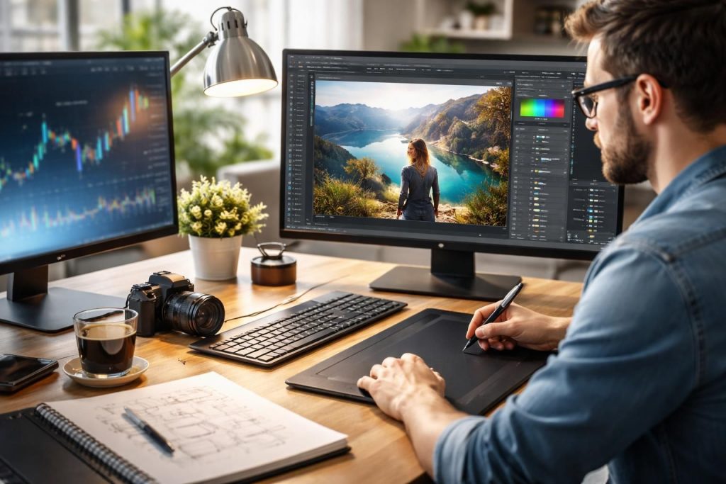 découvrez comment investir dans photoshop peut optimiser votre travail professionnel, avec un aperçu complet des prix et de la valeur ajoutée pour les experts du design.